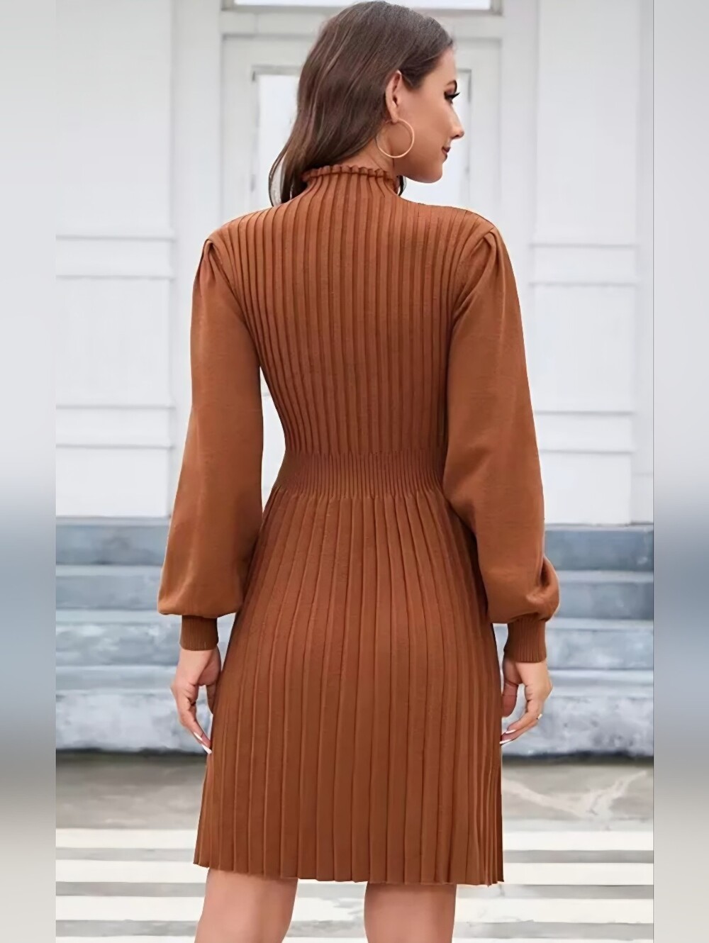 Plus Size Sweater Dress - Picture 2 of 5